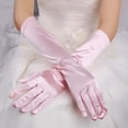 thumbnail image 2 of OAVQHLG3B Gloves Womens Satin Long Gloves Opera Wedding Bridal Evening Party Prom Gloves, 2 of 4