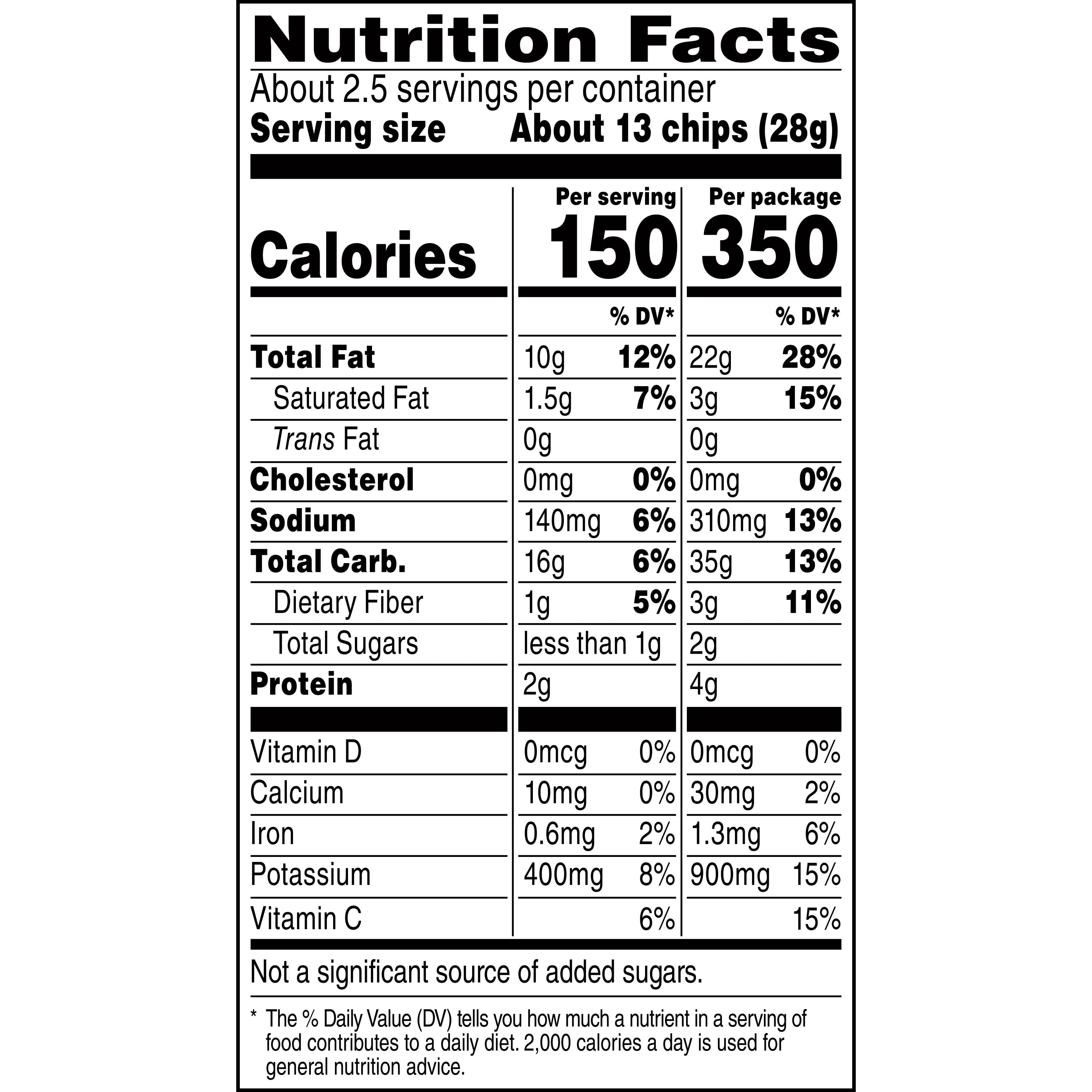 Ruffles Buffalo Wings Potato Chips Bag, 2.25 oz