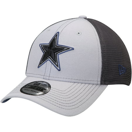 Dallas Cowboys New Era Two-Tone Sided 39THIRTY Flex Hat - Gray/Graphite