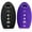 black and purple, variant on 2pcs Dobrev 5 Buttons Silicone Case Protector Key Fob Cover Smart Car Remote Holder for Infiniti JX35 2014 2015 2016 QX60 QX80 (Black and Black)