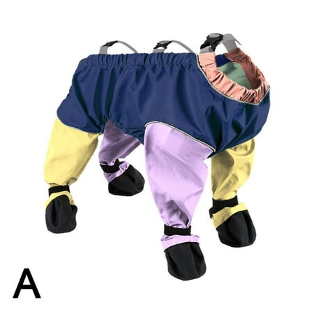 Dog Suspender Boots Dog Boots Leggings Waterproof Dog Shoes Leggings Anti-Slip Dog Shoes Pet Paws Dog Protector for Booties Hiking Walking Dirty-Proof Outdoor IYHM