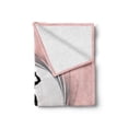 thumbnail image 2 of Fashion Soft Flannel Fleece Throw Blanket, Hot Lady Image in Spiral Zoom Circle Design in Modern Warm Pastel Tone Print, Cozy Plush for Indoor and Outdoor Use, 60" x 80", Black Pink, by Ambesonne, 2 of 6