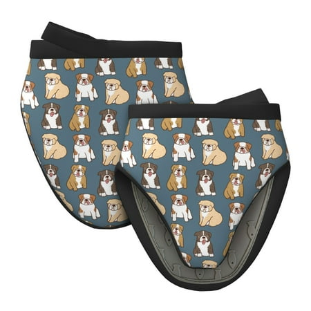 

Matuu Cartoon Bulldog 1 for Non-Slip Mini Oven Soft Silicone Mitt 5.9 x5.9