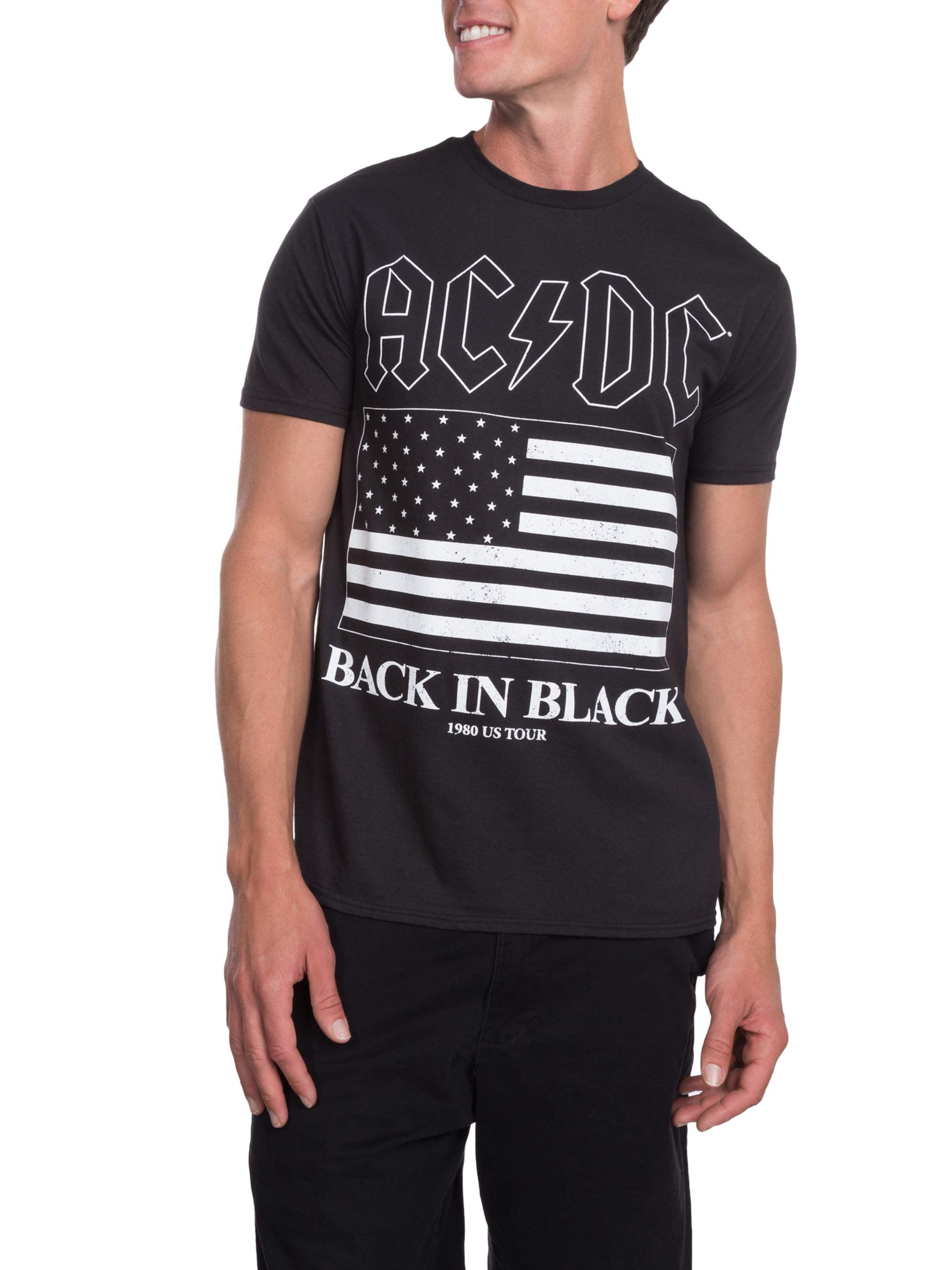 AC/DC Men's Flag Short Sleeve Graphic T-Shirt , up Size 3XL - Walmart.com