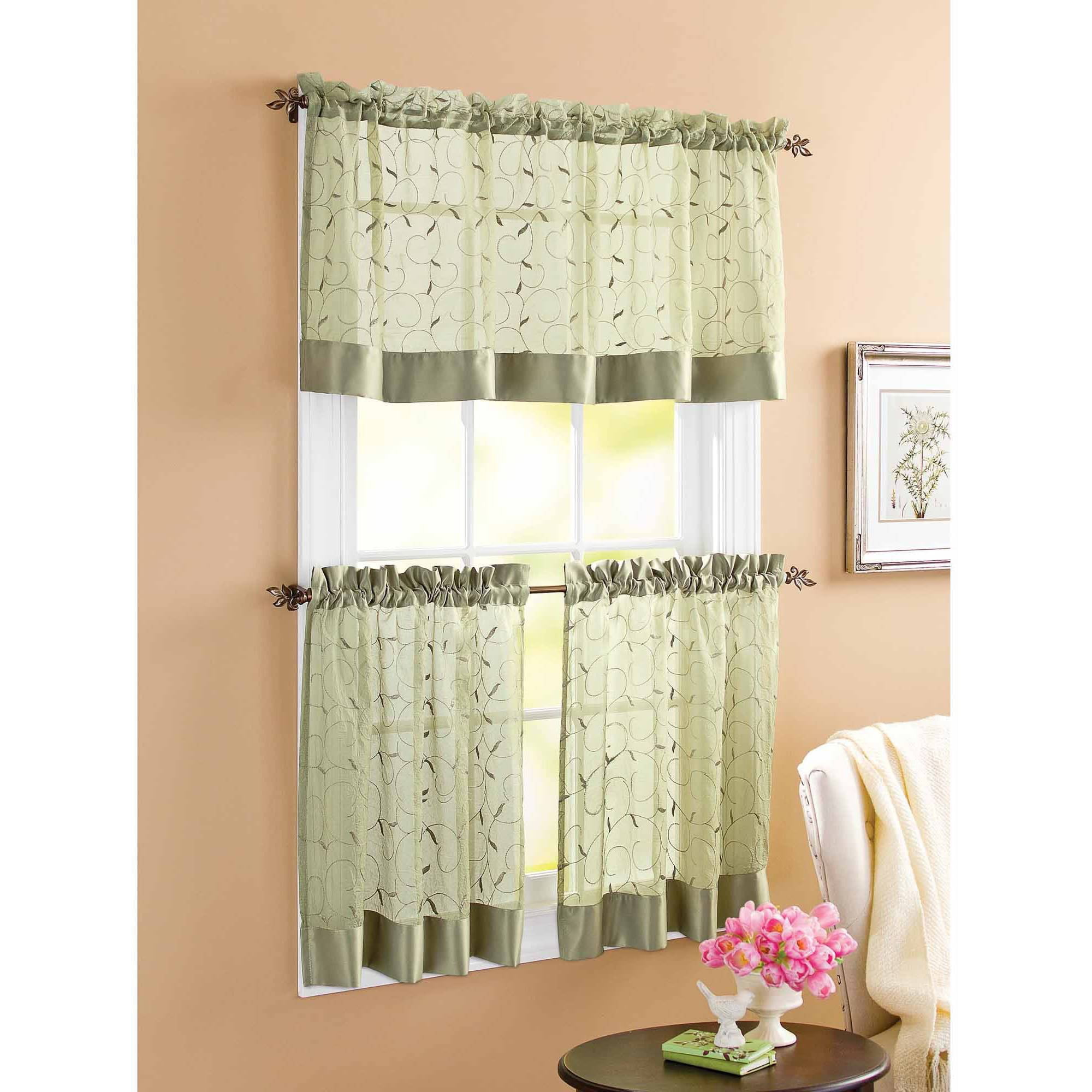 Kitchen Curtains Walmartcom