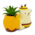thumbnail image 2 of Maceta pequeña para miel Sanrio Pompompurin con suculentas artificiales, 2 of 8