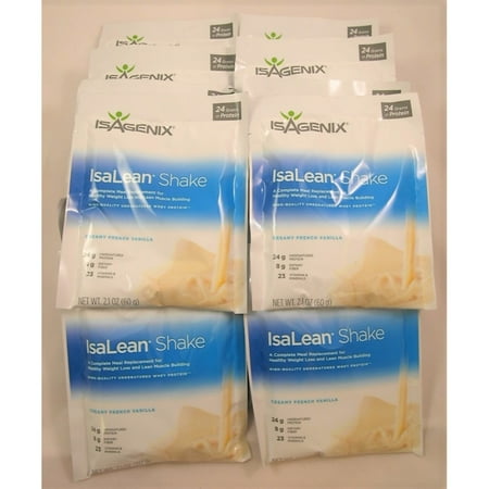 Isagenix Isalean Shake Creamy French Vanilla 14 Packets Walmart Com