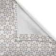 thumbnail image 5 of Ambesonne Floral Grommet Curtain, Monochrome Spring Blooms, 50" x 72", Taupe and White, 5 of 6