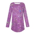 thumbnail image 5 of FAIWAD FAIWAD Long Sleeve Tunic Tops for Womens Round Neck Trendy Lightweight Plus Size Pullover Tops, 5 of 5