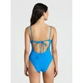 thumbnail image 3 of No Boundaries Crinkle One-Piece Swimsuit, Women’s, 3 of 4