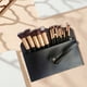 thumbnail image 1 of Set de 14 brochas de maquillaje: incluye brocha para polvos sueltos, base y maquillaje. Brocha de cerdas suaves., 1 of 2