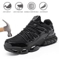 thumbnail image 1 of NIFOFISE Zapatos de Trabajo con Punta de Acero para Hombre y Mujeres - Punta Compuesta Ligera con Cojín de Aire y a Prueba de Perforaciones, 1 of 7