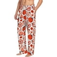 thumbnail image 2 of Xecao Hand Drawn Tomatoes Men's Straight Lounge Pajama Pants: The Ultimate in Comfortable Sleepwear, 2 of 9