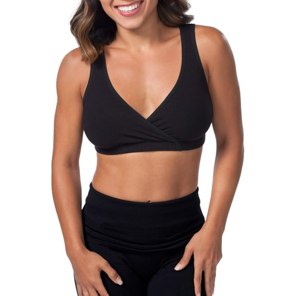 Loving Moments By Leading Lady Maternity To Nursing Cotton Sleep Bra, Style L316