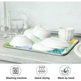 thumbnail image 7 of Coolnut Butterflies and Pretty Bird Dish Drying Mat for Kitchen, 18 x 24 Inch Microfiber Absorbent Dish Drying Pad, Machine Washable Kitchen Counter Protect Mats, 7 of 7