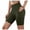 Green, variant on Women's Tummy Control Biker Shorts with Pockets Knee Length Butt Lift Tights High Waist Athletic Workout Yoga Shorts