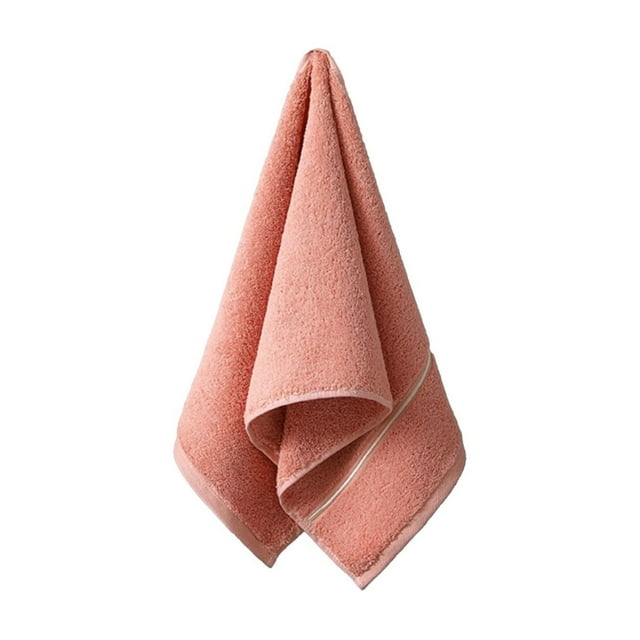 Qiweii Embroidered Long Staple Cotton Face Towel,Luxury Ultra Soft Highly Absorbent Cloth for Home Daily Grooming
