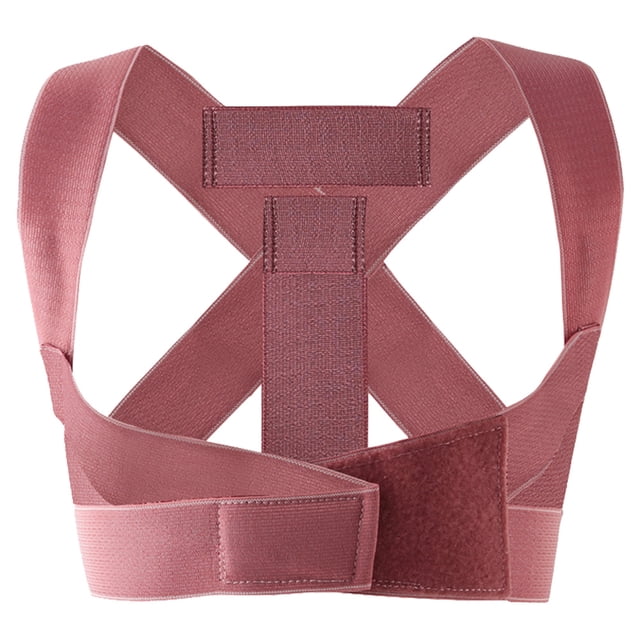 Corrector postural con soporte superior de espalda ajustable para clavícula para aliviar el dolor de cuello y hombros.