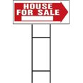thumbnail image 3 of Hy-ko RS-801 10 in. X 24 in. Red & White House for Sale Sign, 3 of 3