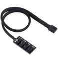 thumbnail image 1 of 4 Pin PWM Fan Hub, 4 Pin Connector for CPU Fan PC Fan Hub, Computer CPU/Case Fan Power Multi Splitter Connector Cable Adapter for 12V Computer, 1 of 9