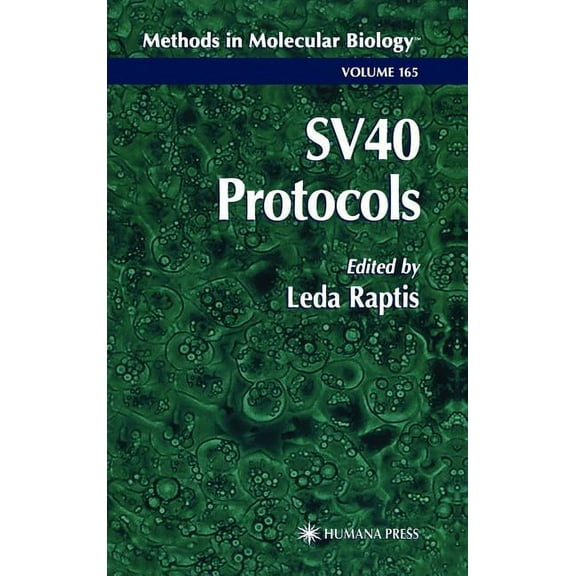 Methods in Molecular Biology Sv40 Protocols, Book 165, (Hardcover)