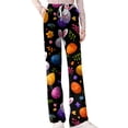 thumbnail image 5 of Fabrcox Pj Pants Women Easter Rabbit Print Wide Leg Women Sleep Pants Summer Drawstring Holiday Women’s Lounge Pants, 5 of 7