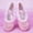 Pink, variant on Cute Ballet For Girls Lace Cat Shape Toddler Dance Shoes For Performance And Practice Girls Sandals Size 10
