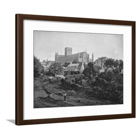  St Alban s Cathedral c1896 Framed  Print Wall Art  By 