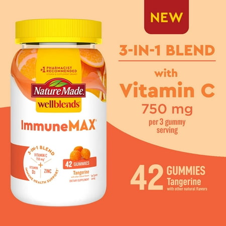 UPC 031604043322 product image for Nature Made Wellblends ImmuneMAX Gummies  Immune Support Supplement  42 Count | upcitemdb.com