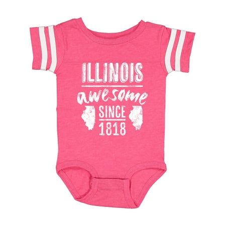 

Inktastic Illinois Awesome Since 1818 Gift Baby Boy or Baby Girl Bodysuit