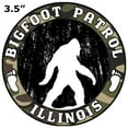 thumbnail image 2 of Illinois Bigfoot Patrol Decorative Car Truck Decal Window Sticker Vinyl Die-Cut Vacation Travel Souvenir X-File Unexplained Mysteries Space Ship UFO Flying Saucer Cryptid Sasquatch, 2 of 2
