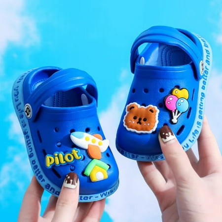 

LXJNGSJ Adorable Summer Baby Girl Cartoon Sandal Shoes for Infantil Boy - Comfortable Children‘s Garden Mules - Cute Unisex Baby Shoes Sandals for Boys and Girls - High-Quality Kids Footw