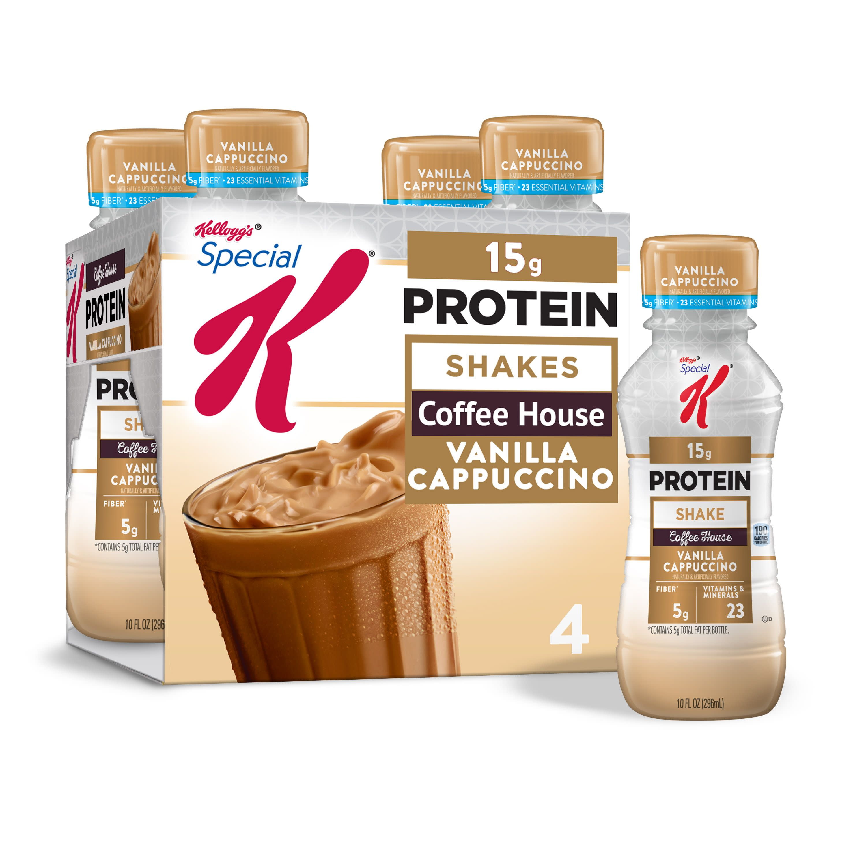 Kellogg's Special K, Protein Shakes, Vanilla Cappuccino, 4 Ct, 40 Fl Oz
