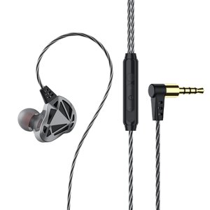 Mistaha F5 6D Téléphone 3.5mm Casques sport Stereo Basse métallique filaires oreillettes de jeu avec micro
