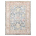 thumbnail image 2 of Amer Rugs Century Collection 5x7 Area Rug, Bordered Rugs for Living Room, Bedroom, Kitchen, Office, Pet Friendly, Ultra Low Pile, High Traffic Area, Stain Resistance - Navy/Pink, 2 of 8