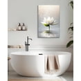 thumbnail image 2 of Zen Canvas Wall Art Spa Stones Picture Wall Decor Framed Meditation & Calm Painting Minimalist Prints Spiritual Room Living Room Bathroom Ready to Hang, 2 of 5