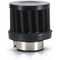 thumbnail image 1 of LAICAIW Mini Air Intake Filter 25mm / 1" Inlet Diameter, Universal Clamp-On Air Filter (Black), 1 of 5