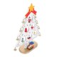 thumbnail image 4 of Desktop Adorn 1Pcs White Wooden Mini Xmas Tree for Decor with Festive Atmosphere Boost, 4 of 4