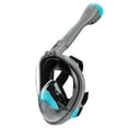 thumbnail image 3 of Seavenger Nautilus Full Face Snorkel Mask with New Breathing System (Blue Gray, XS), 3 of 7