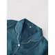 thumbnail image 5 of 3 Sets Satin Pajama Set, Short Sleeve Lapel Top & Bow Shorts, Women's Sleepwear & Loungewear, 5 of 5