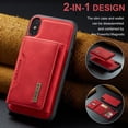 thumbnail image 4 of Detachable Back Cover For iPhone Xs Max XR X XS Wallet Case with Card Holder Magnetic For iPhone XR Leather Phone Cases, 4 of 12