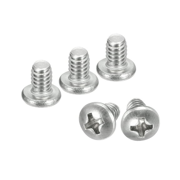 #8-32x1/4" Pan Head Machine Screws, 304 Stainless Steel Screw, Pack of 20