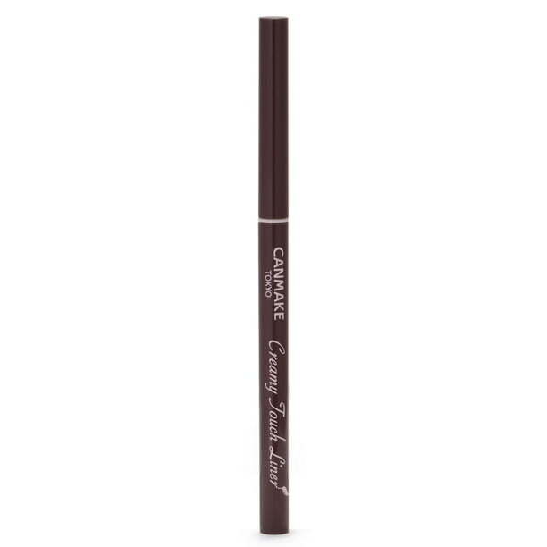 CANMAKE Creamy Touch Liner Delineador de ojos delgado de 1,5 mm (0,09 g) (07 Azuki brown)