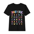 thumbnail image 1 of WRKEKC T-Shirts Garçons 1-12 Ans Imprimé Fryay Manches Courtes Col Rond Tenue Décontractée Enfants Tissu Doux Ajustement Confortable Tenue Quotidienne Été, 1 of 4