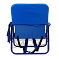 thumbnail image 4 of Copa Backpack Single Position Folding Beach Lounge Chair, Royal Blue, 4 of 7