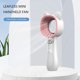thumbnail image 5 of Ventilador Pequeño Ventilador de refrigeración de mano Ventilador de escritorio de 3 velocidades 2000 mAh para interior/exterior (rosa) Sywqhk Libre de BPA, 5 of 7