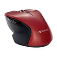 thumbnail image 2 of Verbatim Souris Sans Fil USB-C Bleue à LED - Souris - Ergonomique - LED Bleue - 6 Boutons - Sans Fil - 2.4 GHz - Récepteur USB-C Sans Fil - Rouge, 2 of 8