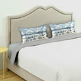 thumbnail image 3 of Yayeee Pillowcase King Size Set of 2 Satin Wrinkle Resistant Pillow Case, Winter Village Serenity, 3 of 8