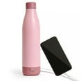 thumbnail image 3 of TYLT Power Bottle 17oz Beverage Bottle with 5700mAh Device Charger, Pink, 3 of 3