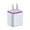 Purple, variant on XMMSWDLA USB Wall Charger, Cube Charger 2 Port Charging Box 2.1A/5V Home Travel Charger Plug USB Power Adapter Charging Station Base